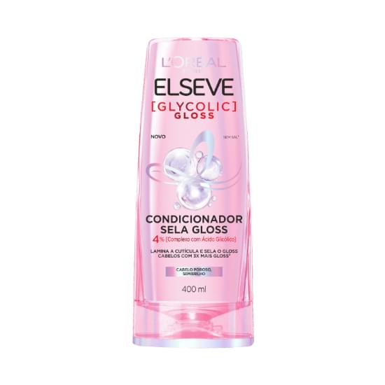 Imagem de Condicionador l'oréal paris elseve glycolic gloss frasco 400ml