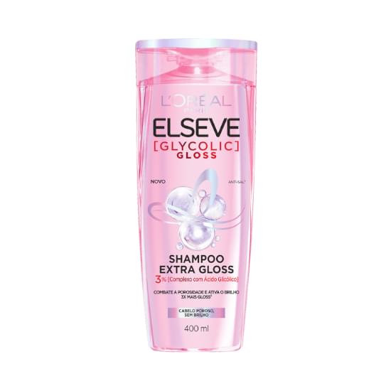 Imagem de Shampoo l'oréal paris elseve glycolic gloss frasco 400ml