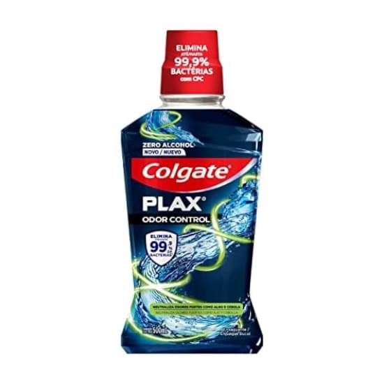 Imagem de Enxaguante bucal zero álcool colgate plax odor control frasco 500ml