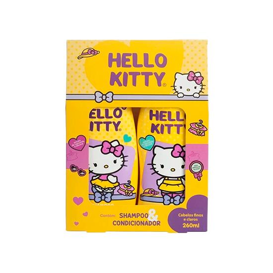 Imagem de Cia da natureza hello kitty kit promocional finos e claros 520ml