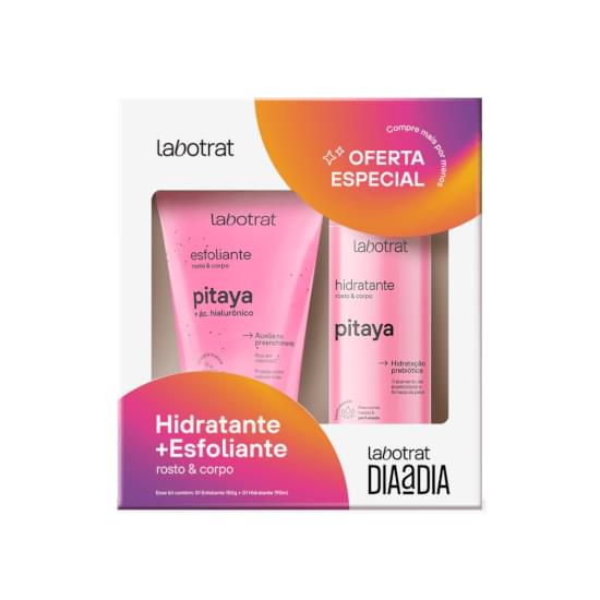 Imagem de Kit dia a dia labotrat esfoliante 150g + hidratante 190g pitaya