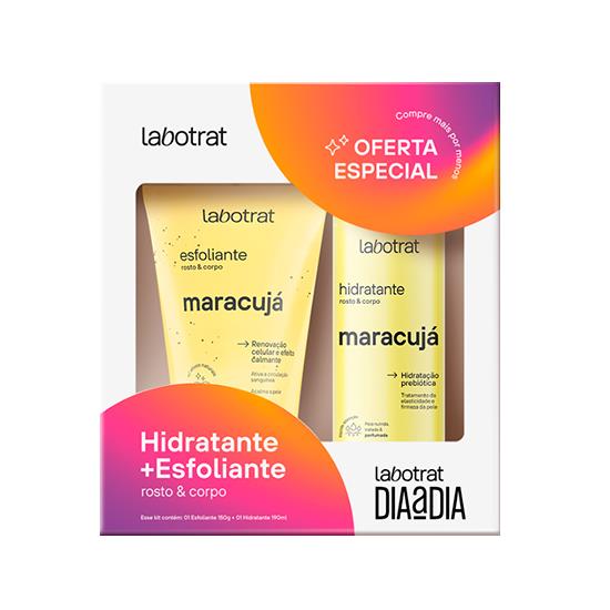 Imagem de Kit dia a dia labotrat esfoliante 150g + hidratante 190g maracujá