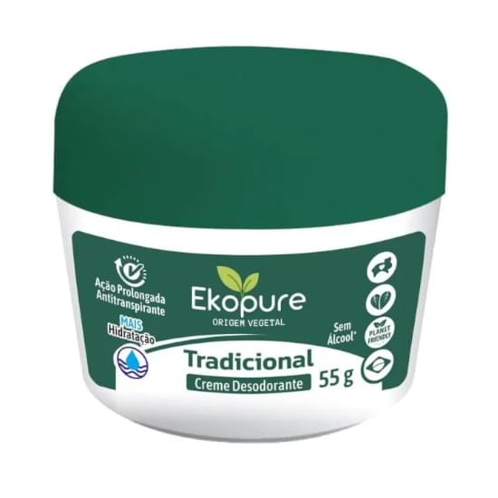 Imagem de Desodorante creme ekopure tradicional 55g