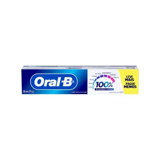 Imagem de Creme dental menta refrescante oral-b 100% 175g leve mais pague menos