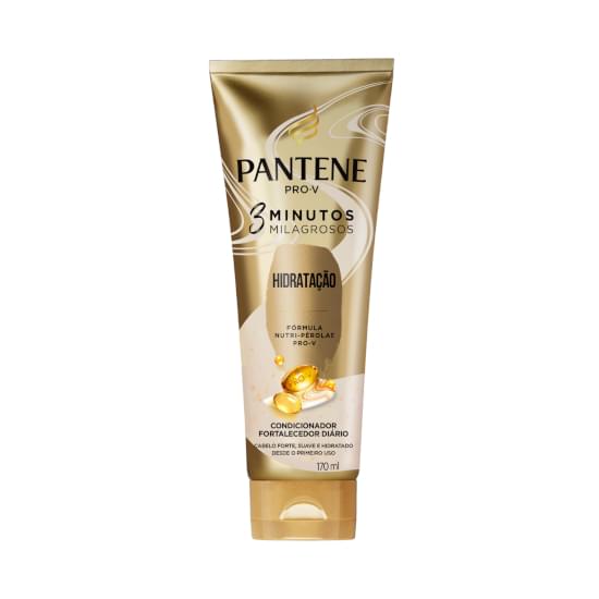 Imagem de Condicionador pantene 3 minutos milagrosos hidratação bisnaga 170ml