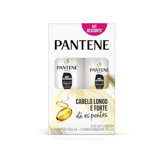 Imagem de Kit shampoo 350ml + condicionador 175ml pantene hidro-cauterização