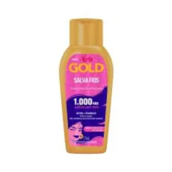 Imagem de Condicionador antiquebra niely gold salva fios frasco 175ml