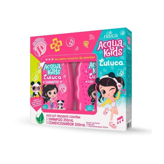 Imagem de Kit acqua kids luluca shampoo e condicionador 250ml