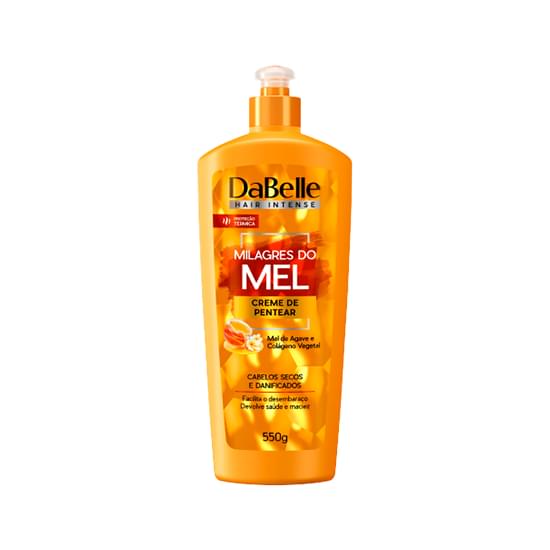 Imagem de Creme de pentear dabelle hair intense milagres do mel 550g