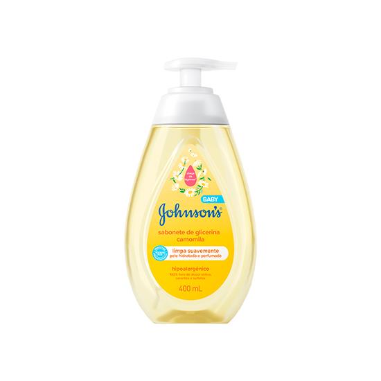 Imagem de Sabonete líquido infantil johnsons baby glicerina camomila 400ml