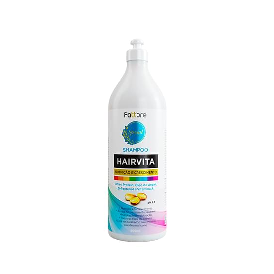 Imagem de Fattore shampoo hairvita nutrição e crescimento special by 900ml