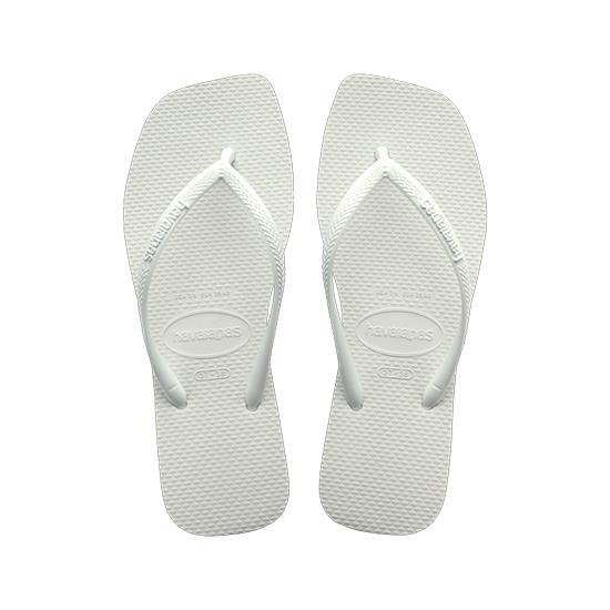 Imagem de Sandália havaianas feminina slim square branco 41/42