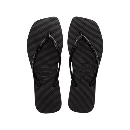 Imagem de Sandália havaianas feminina slim square preto 41/42