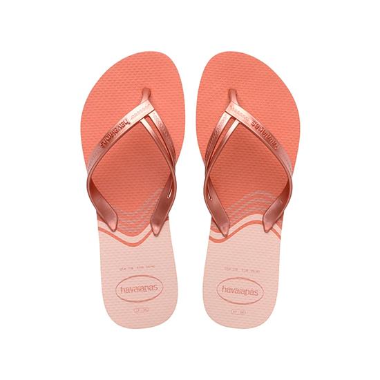 Imagem de Sandália havaianas feminina elegance print rosa clay 41/42