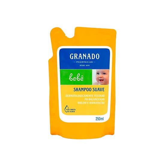 Imagem de Shampoo infantil granado bebê refil tradicional 250ml