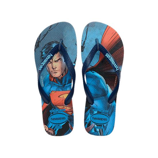 Imagem de Sandália havaianas masculino top herois dc azul lavanda 43/44