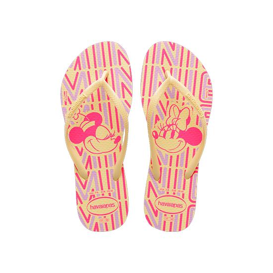 Imagem de Sandalias havaianas feminina slim disney buttercream 35/36