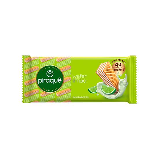 Imagem de Biscoito wafer recheio limão piraquê pacote 100g