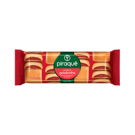 Imagem de Biscoito roladinho recheio goiabinha piraquê pacote 25g