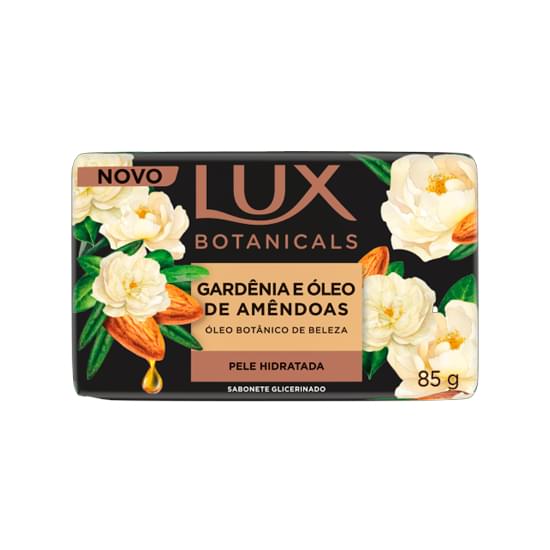 Imagem de Sabonete barra de glicerina gardênia e óleo de amêndoas lux botanicals 85g