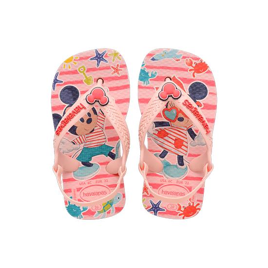 Imagem de Sandália havaianas baby disney classics rosa/vermelho 19