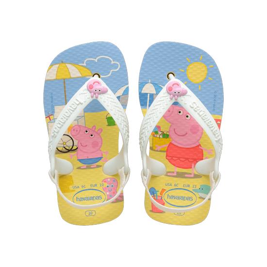 Imagem de Sandália havaianas infantil baby peppa pig buttercream 17/18