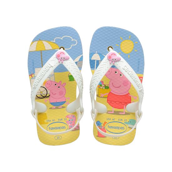 Imagem de Sandália havaianas infantil baby peppa pig buttercream 19