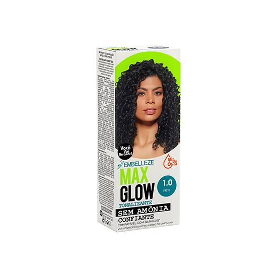 Imagem de Tonalizante vegano maxglow preto confiante 1.0