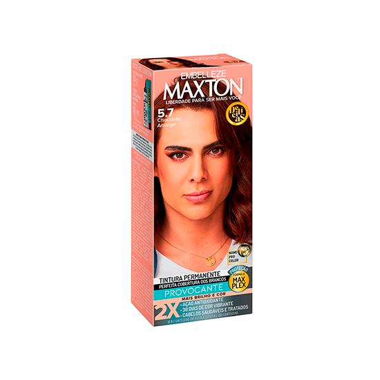 Imagem de Tintura permanente maxton 5.7 chocolate amargo