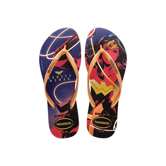 Imagem de Sandália havaianas slim wonder wom marinho/ouro 33/34