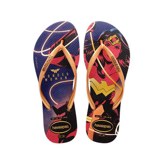 Imagem de Sandália havaianas slim wonder wom marinho/ouro 39/40