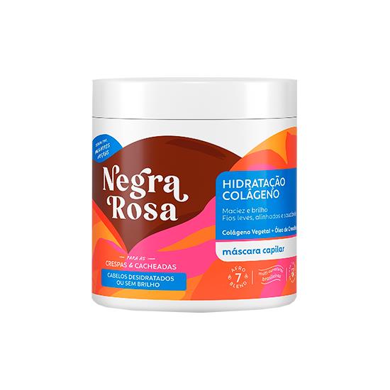 Imagem de Máscara negra rosa hidratação colágeno pote 500g