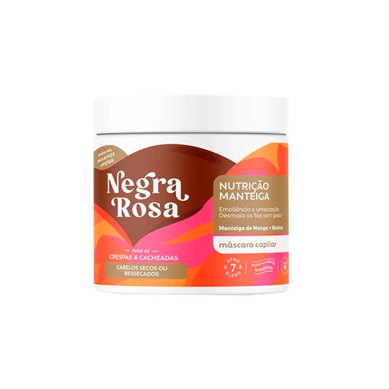 Imagem de Máscara negra rosa nutrição manteiga pote 500g