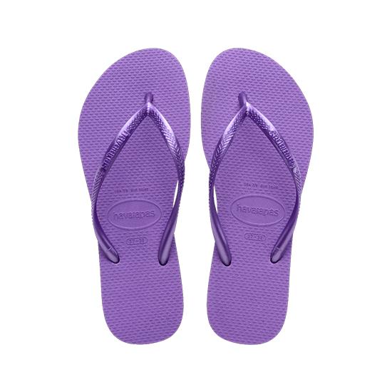 Imagem de Sandália havaianas feminina slim lilas escuro 41/42