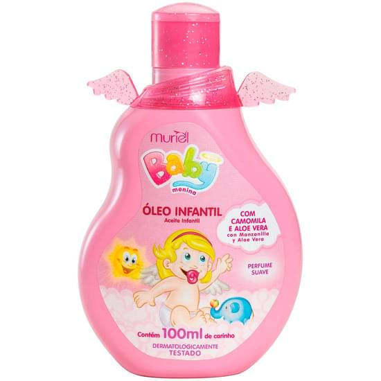 Imagem de Óleo corporal infantil muriel baby menina 100ml