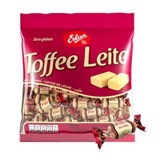 Imagem de Erlan bala mastigável toffee leite 600g