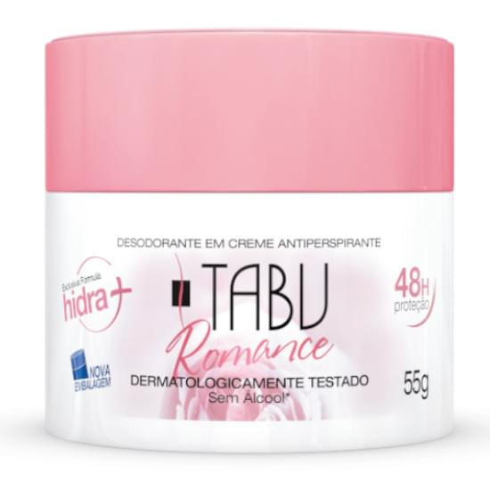 Imagem de Desodorante tabu creme romance 55g