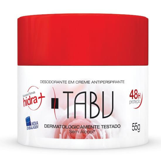 Imagem de Desodorante em creme tabu tradicional 55g