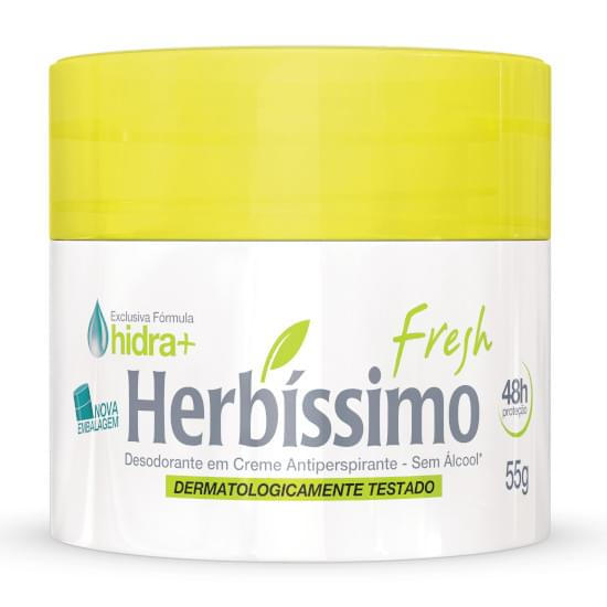 Imagem de Desodorante em creme feminino herbíssimo fresh 55g