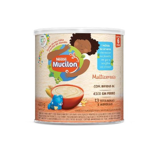 Imagem de Complemento alimentar nestlé mucilon multicereais lata 400g