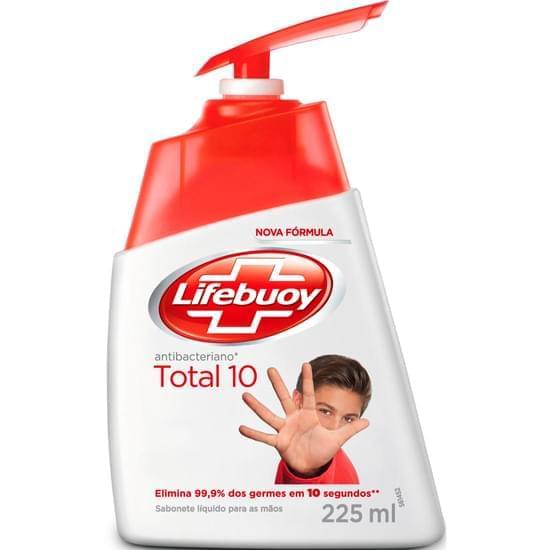 Imagem de Sabonete líquido antibacteriano para mãos lifebuoy total 225ml