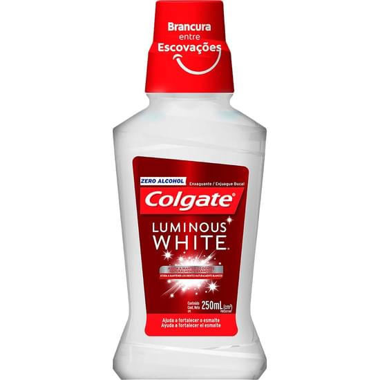 Imagem de Enxaguante bucal para clareamento colgate luminous white 250ml