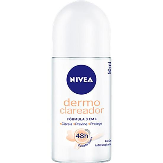 Imagem de Desodorante roll-on feminino nivea dermo clareador 50ml