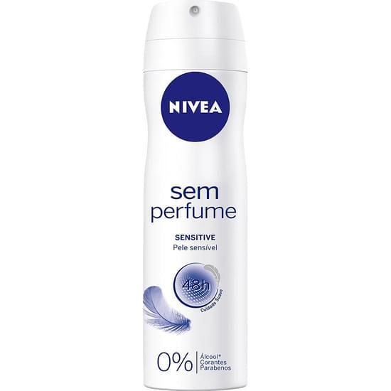 Imagem de Desodorante aerosol feminino nivea sensitive & pure 150ml