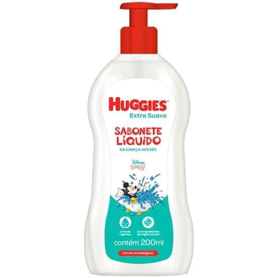 Imagem de Sabonete líquido infantil huggies turma da mônica extra suave 200ml