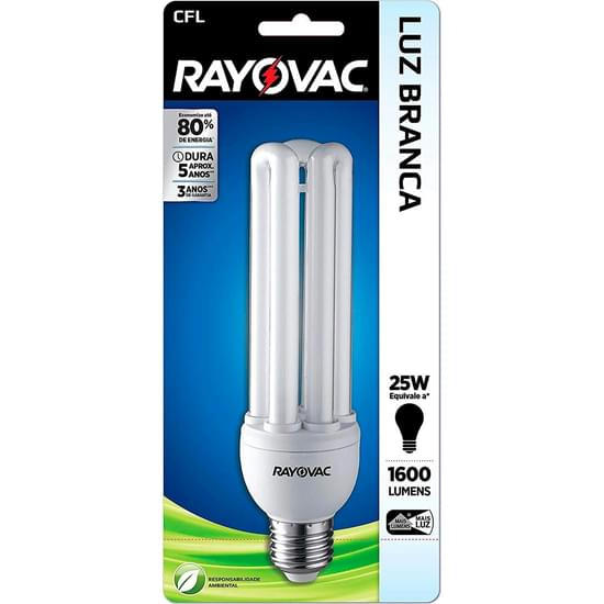 Imagem de Lâmpada rayovac 3u elôtronica fluorescente 127v 25w