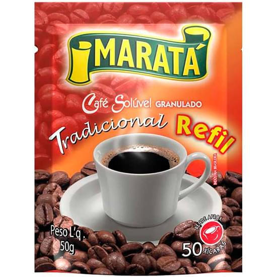 Imagem de Café solúvel tradicional maratá sachê 50g