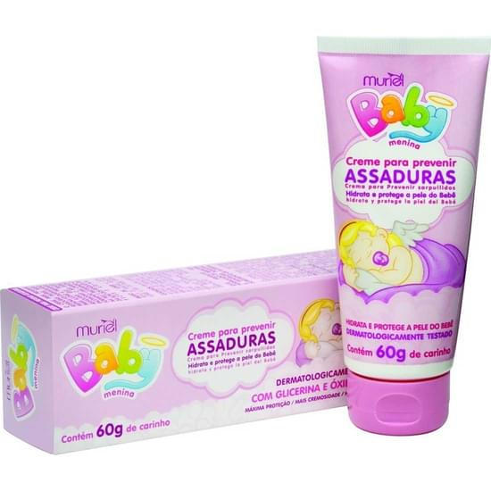 Imagem de Creme contra assaduras muriel baby menina 60g