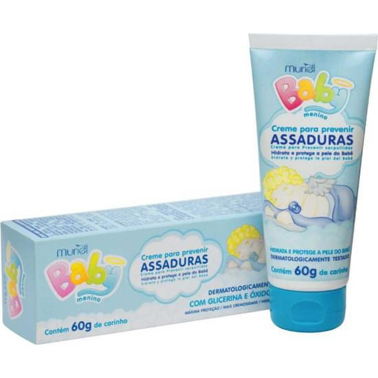 Imagem de Creme contra assaduras muriel baby menino 60g