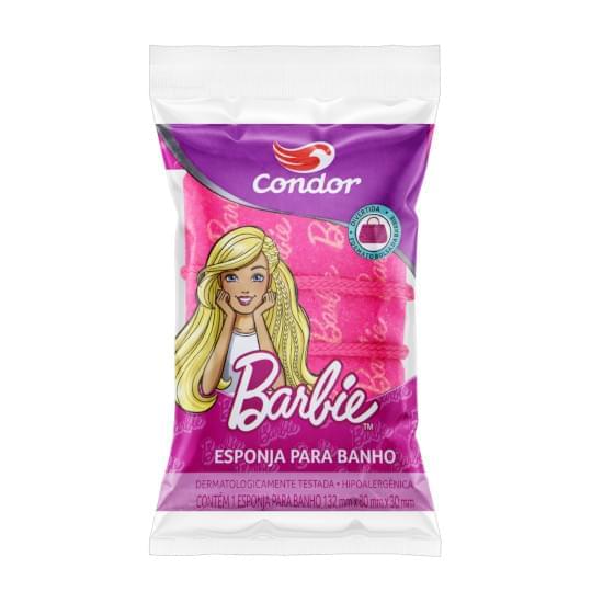 Imagem de Esponja infantil para banho barbie condor